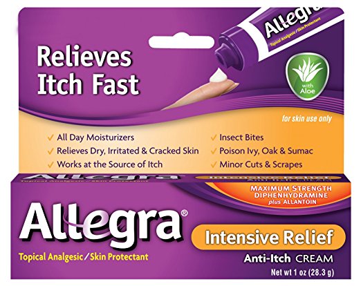 Allegra Intensive Relief Anti-Itch Cream, 1 Ounce