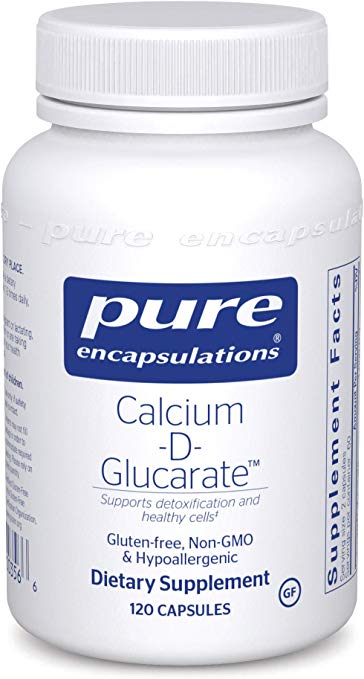 Pure Encapsulations - Calcium-D-Glucarate - Hypoallergenic Dietary Supplement to Support Cell Function* - 120 Capsules