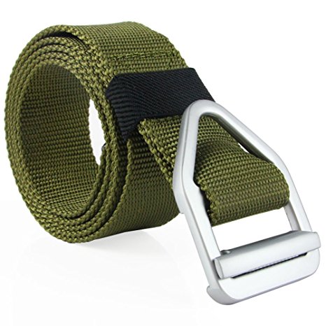 Anseahawk Tactical Heavy Duty Waist Belt Military Style Belt Nylon Belts with Metal Buckle Molle System 1.5"