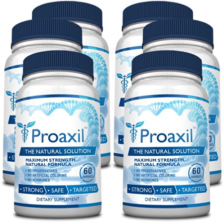 Proaxil - #1 Choice for Prostate Health - 6 Bottles - Improve Overall Prostate Health, Urine Flow and Sexual Performance. With Zinc, Saw Palmetto and Beta Sitosterol