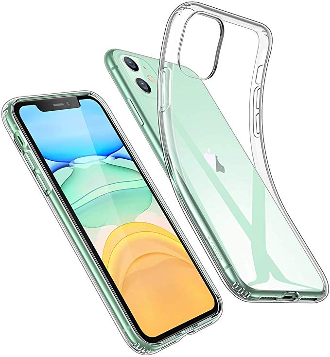 ESR Essential Zero Designed for iPhone 11 Case, Slim Clear Soft TPU, Flexible Silicone Cover for iPhone 11, Clear