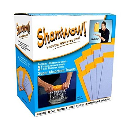 Shamwow Super Absorbent Towels 16-Pack