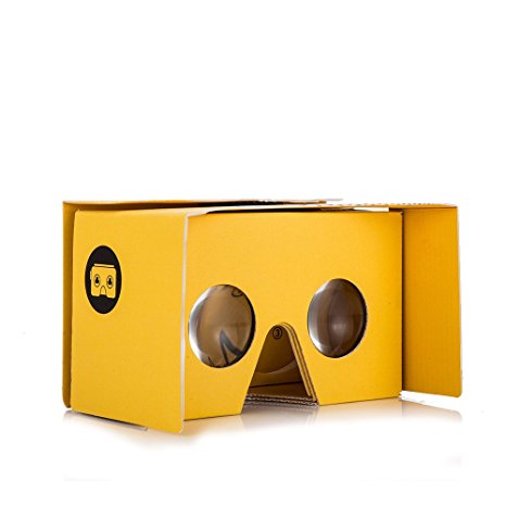 v2.0 I AM CARDBOARD® VR CARDBOARD KIT - Inspired by Google Cardboard v2 (Yellow)