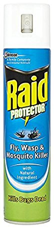 Raid Protector Fly W and M Killer 300 ml (Pack of 6)