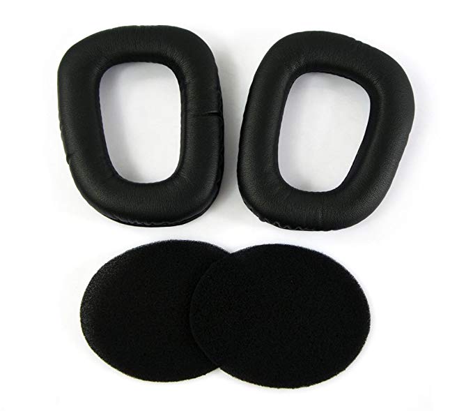 SINDERY Replacement Headphone Ear Pads Cushion Earpad for Logitech Wireless Gaming Headset G930 G35 G430 F450 Headphnones (G930 Earpad)
