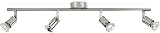 Philips Essentials Limbali Spot Bar Tube Light Fixture [Nickel] (Requires 4x50W 230V GU10 Bulb)