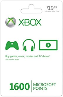 Xbox LIVE 1600 Microsoft Points - Xbox 360 Digital Code