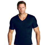 Insta Slim V-Neck Mens Firming Compression Under Shirt