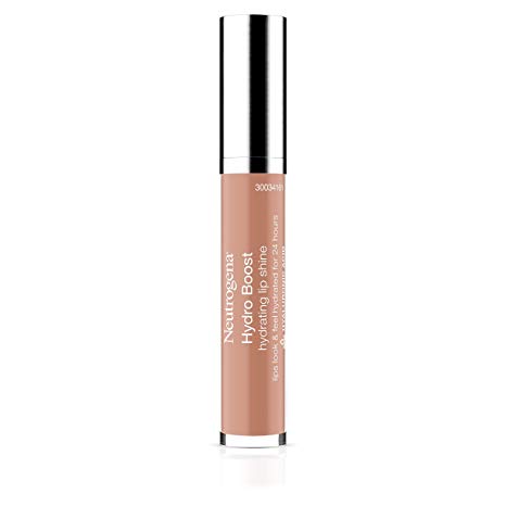Neutrogena Hydro Boost Hydrating Lip Shine, 15 True Nude Color, 0.10 oz