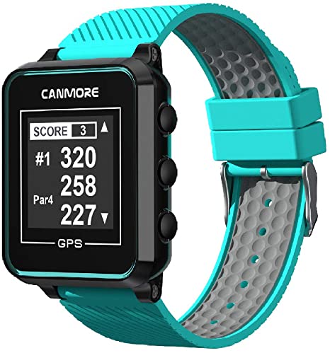 CANMORE TW-353 GPS Golf Watch - Essential Golf Course Data and Score Sheet - Minimalist & User Friendly - 38,000  Free Courses Worldwide - 4ATM Waterproof - 1-Year Warranty