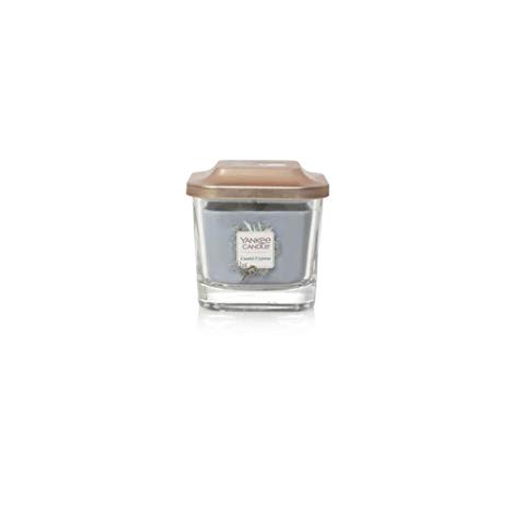 Yankee Candle Elevation Collection with Platform Lid 1-Wick Square Candle, Wax, Coastal Cypress, Small