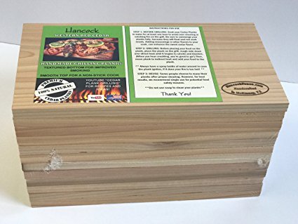 Hancock Handmade Western Red Cedar Grilling Planks (12-Pack)