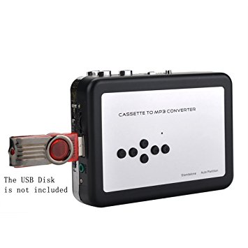Y&H Cassette Tape Player Record Tape to MP3 Digital Converter,USB Cassette Capture,Save to USB Flash Drive directly,No Need Computer