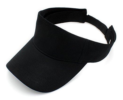 Premium Visor Cap By Top Level - Lightweight & Comfortable Unisex Sun Protector - Adjustable Velcro Strap - Stylish & Elegant Design For Everyone - Available In Many Different Trendy Colors