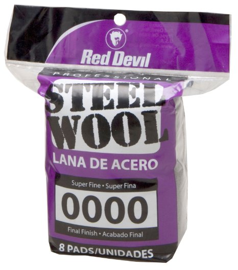 Red Devil 0320 8-Pack Steel Wool 0000 Super Fine