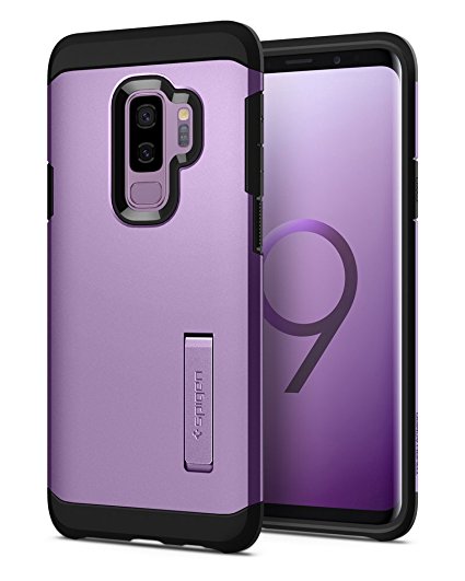 Spigen Tough Armor Galaxy S9 Plus Case with Reinforced Kickstand and Heavy Duty Protection and Air Cushion Technology for Samsung Galaxy S9 Plus (2018) - Lilac Purple