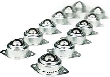 TruePower 5/8” Roller Ball Transfer Bearings, 55lb Load Capacity (12pack)