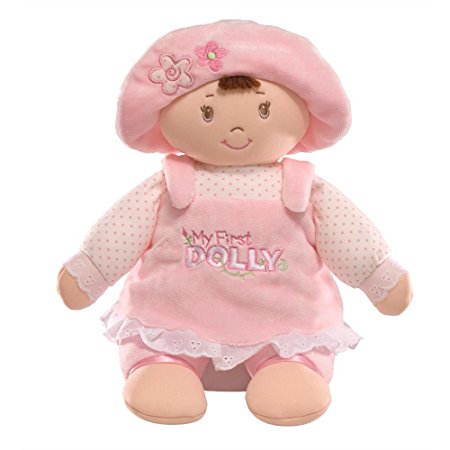 Gund 31cm My First Dolly Brunette Soft Toy for Newborn and Above