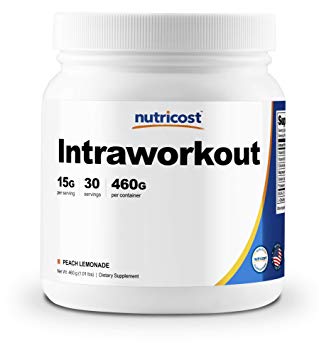 Nutricost Intra Workout Powder (Peach Lemonade) 30 Servings - Gluten Free and Non-GMO