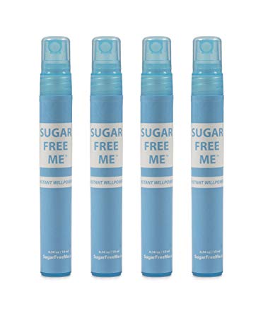 Sugar Free Me | Sweet Taste Bud Disabler | Block Sugar Cravings | Perfect Aid for Keto Diet | Lasts for up to 3 Hours | Instant Will Power | Less Sugar, Better Lives | 10 mL Spray Bottle | 4 Bottles