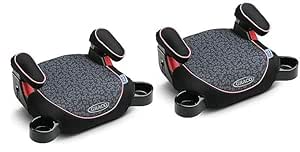 Graco TurboBooster Backless Booster Car Seat, Nia - 2 Pack