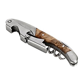 Sugoiti Premium Stainless Steel Waiters Corkscrew All-in-one Corkscrew manual Wine Opener Portable Foil Cutter Bottle Opener