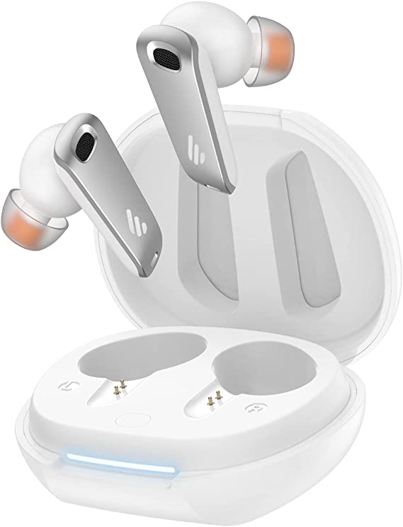 Edifier NeoBuds Pro Hi-Res ANC Noise Cancelling Wireless Earbuds with LDAC, LHDC - Unique Acoustic Design - 6-Mics -Tap Control and APP Settings-White