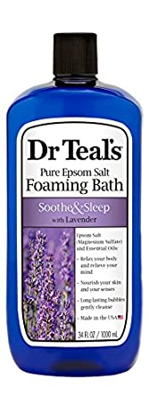 Dr Teal's Foaming Bath, Lavender, 34 Ounce (Pack of 3)