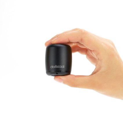 dodocool Mini Wireless Speaker with Selfie Remote Control Built-in Mic Portable Rechargeable 33-Feet Wireless Range Low Harmonic Distortion