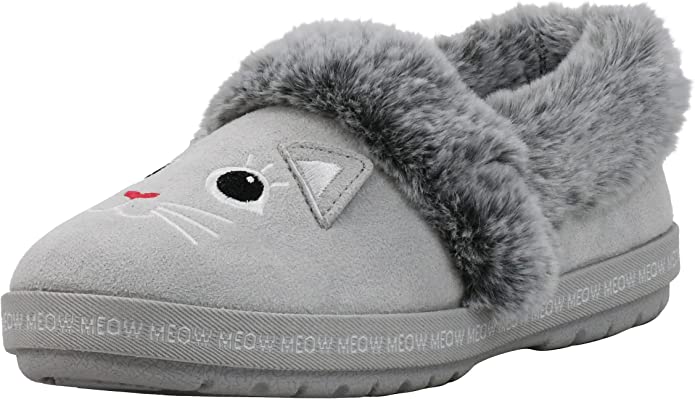 Skechers Women's Bobs Too Cozy - Meow Pajamas Sneaker