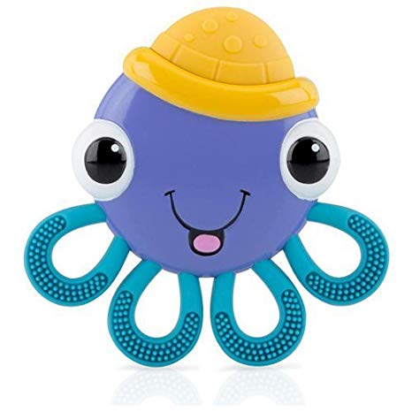 Nuby Vibe-eezTM Vibrating Teether - OCTOPUS