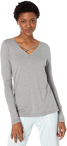 Amazon Brand - Mae Women's Loungewear Cotton Modal Opli Lounge T-Shirt,