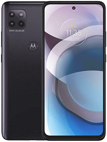 Motorola One 5G Ace (2021) 128GB 6GB RAM (T-Mobile/Sprint Unlocked) 6.7" Display 48Mp Camera 5000mAh Long Lasting Battery XT2113-2 Smartphone - Volcanic Gray (Renewed)