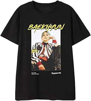 Dolpind Kpop SuperM Same T-Shirt Baekhyun Taemin Taeyong Mark Lucas Kai Ten Tee Shirt