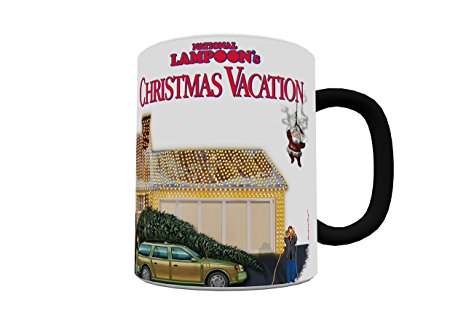 Morphing Mugs National Lampoon's Christmas Vacation Ceramic Mug, Black