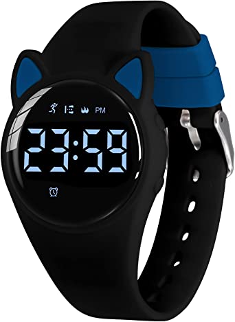 Kids Watches Digital Sport Watch for Girls Boys, Fitness Tracker with Alarm Clock, Stopwatch, No App Waterproof Watches for Teens Students Ages 5-12