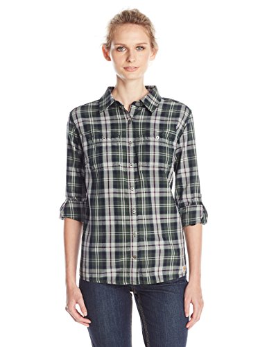 Carhartt Women's Dodson Herringbone Shirt, Topiary Green, Medium