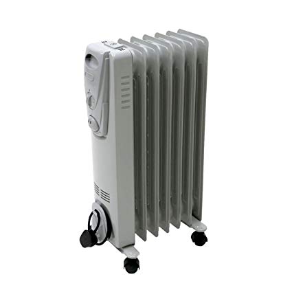 Oypla Electrical 1500W 7 Fin Portable Oil Filled Radiator Electric Heater