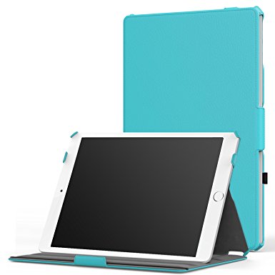 MoKo iPad Air 2 Case - Slim-Fit Multi-angle Folio Cover Case for Apple iPad Air 2 9.7 Inch 2014 Released Tablet, Light BLUE (with Auto Wake / Sleep, Not Fit iPad Air 2013 Released Tablet)