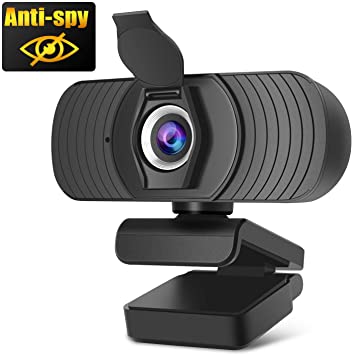 Innosinpo Webcam 1080P with Microphone & Privacy Cover USB Computer Web Camera Autofocus with 110° Wide Angle,PC/MAC/Laptop Streaming Camera for Skype,YouTube,Zoom,Facebook,Online Studying,Conference