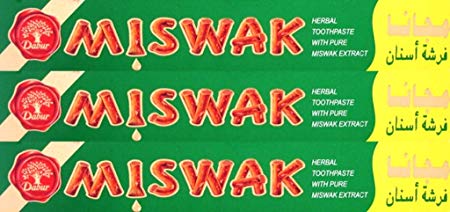 Dabur Herbal Toothpaste Miswak 100ml x 3 Packs