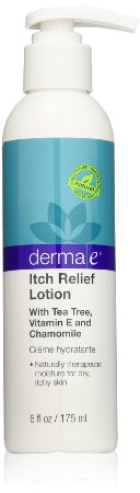 derma e Itch Relief Lotion with Tea Tree E and Chamomile 6 Fluid Ounce 175 ml