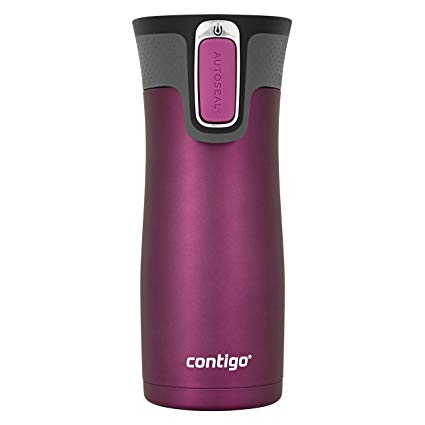 Contigo 2028189 Autoseal West Loop 2.0 Travel Mug, Stainless Steel, Radiant Orchid Trans Matte