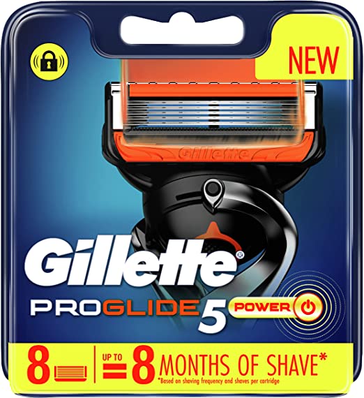 Gillette Fusion ProGlide Power Razor Blades, 8 Count