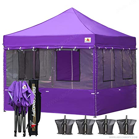 ABCCANOPY Food Vendor Tent 10x10 Food Vendor Booths 10x10 Food Service Canopy (purple)