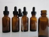 1oz Amber Glass Bottles for Essential Oils with Glass Eye Dropper - Pack of 6
