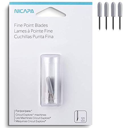 Nicapa Replacement Cutting Blades for cricut Cutting Machines