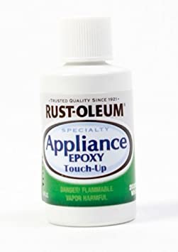 Rust-Oleum 203000 .6-Ounce Specialty Brush Bottle Appliance Touch Up, White by Rust-Oleum