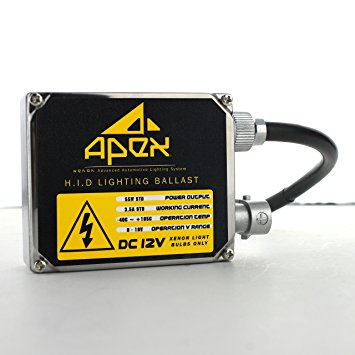 Apex Xenon AC 55w HID Replacement Digital Ballasts - two Hids ballasts for Xenon Hid Conversion Kit