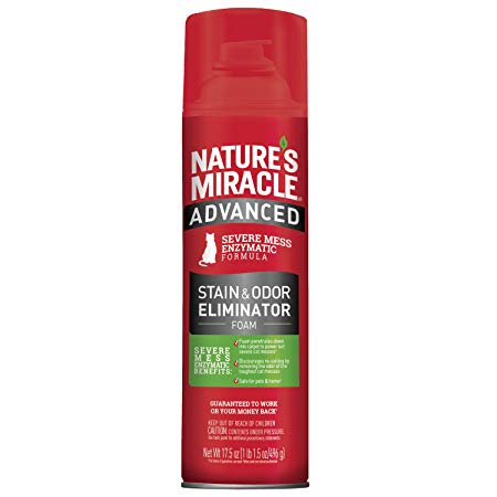 Nature's Miracle Pet Stain and Odor Remover Foam Aerosol Sprays